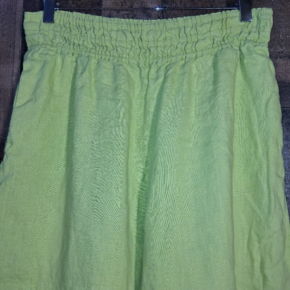 Anthropologie The Somerset Pull-On Pants: Linen Edition Wide Leg Size Small - Picture 3 of 7